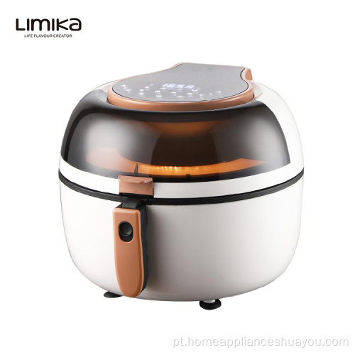 Temperatura ajustável com temporizador de 60 minutos sem óleo Forno 360 Air Fryer com revestimento antiaderente